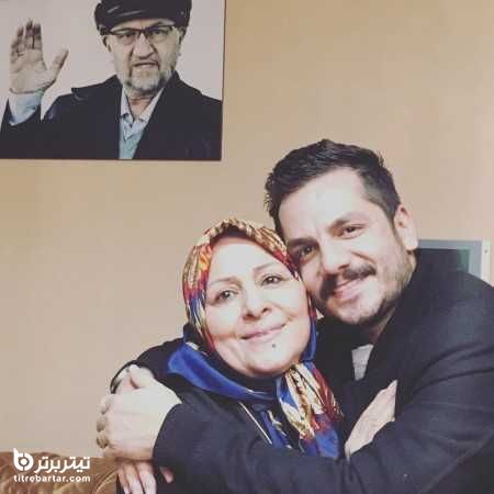 عباس غزالی و مادرش