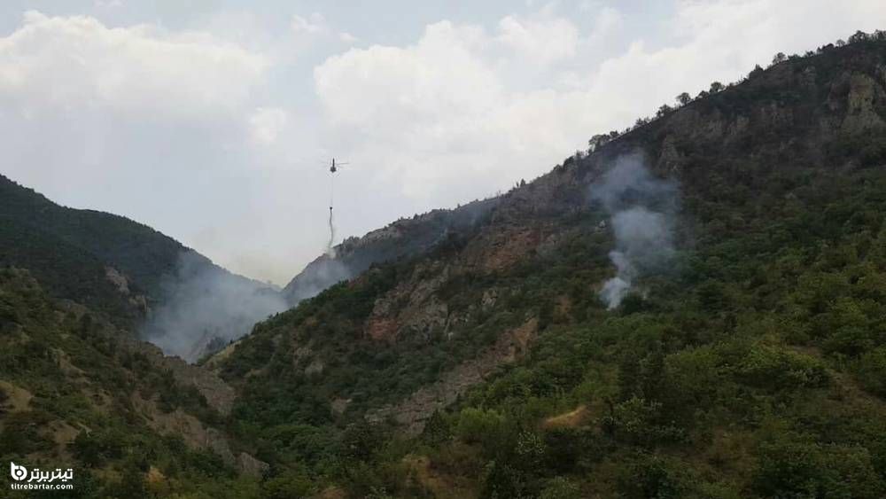 عکس مهار آتش سوزی در جنگلهای ارسباران