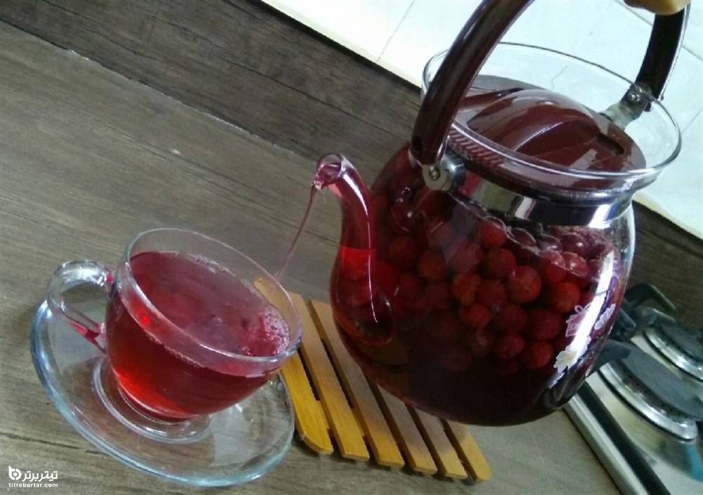طرز تهیه چای آلبالو