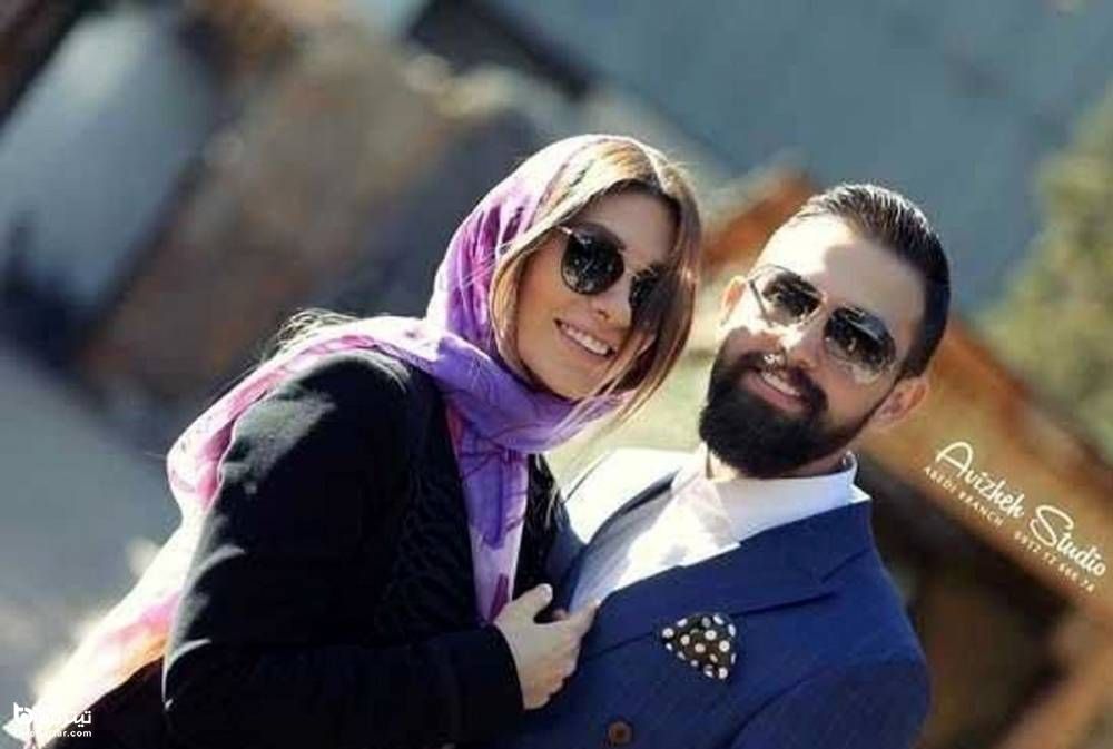 محسن افشانی و همسرش سویل