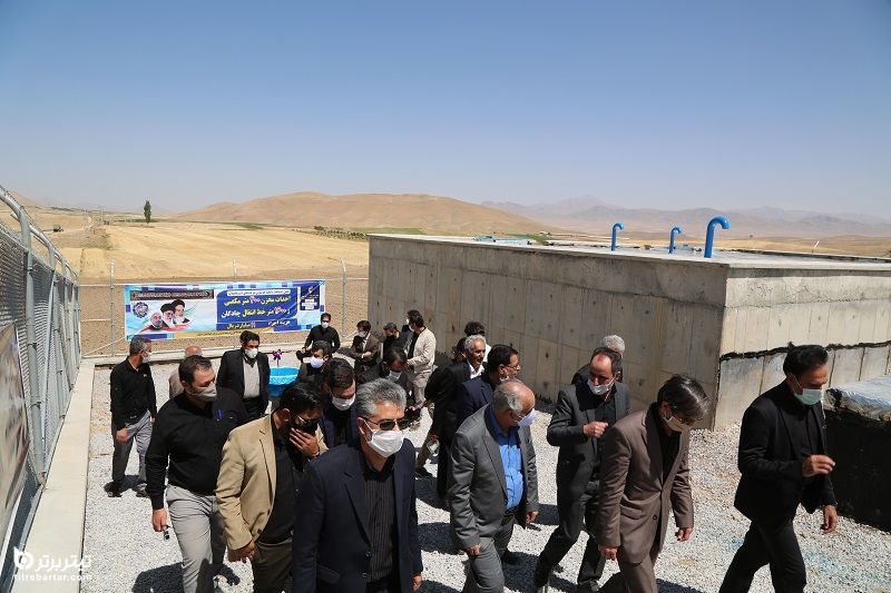 بهره برداری از طرح آبرسانی به روستای کمیتک چادگان