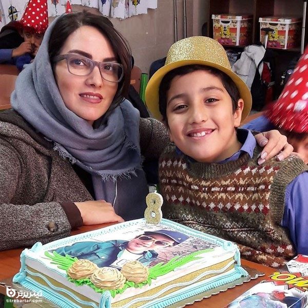 مرجان شیر محمدی و پسرش