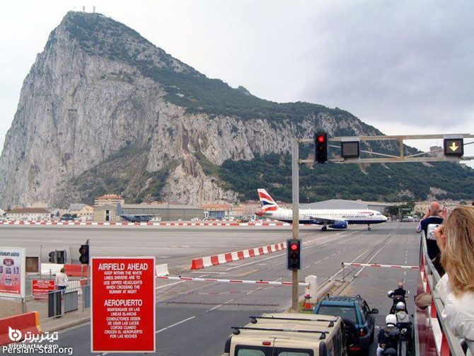 جبل الطارق عجیب ترین فرودگاه جهان