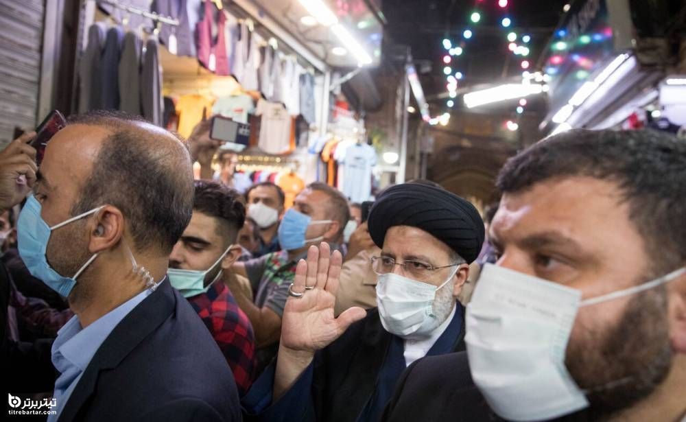 حضور ابراهیم رئیسی در بازار تهران