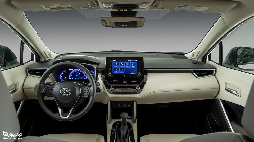 کابین خودرو تویوتا کرولا کراس toyota corolla cross مدل 2022