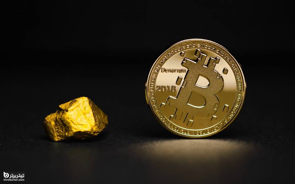 مقایسه قیمت بیت کوین با طلا در ماه آینده