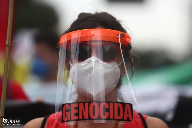  ادای احترام به 500000 نفر از درگذشتگان ویروس کرونا در برزیل