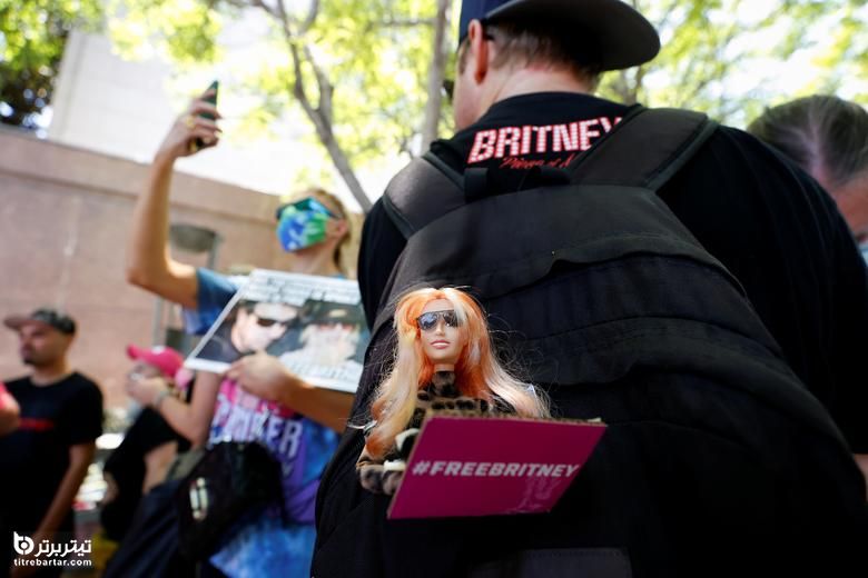  اعتراض مردم در حمایت از ستاره پاپ بریتنی اسپیرز