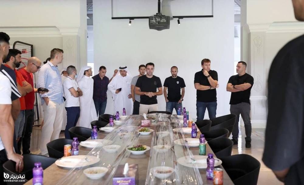 خداحافظی ژاوی از بازیکنان و کارکنان السد قطر