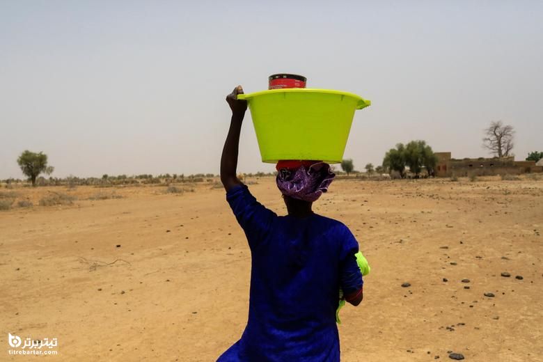 عکس هایی از آفریقای خشک که روی آب نشسته