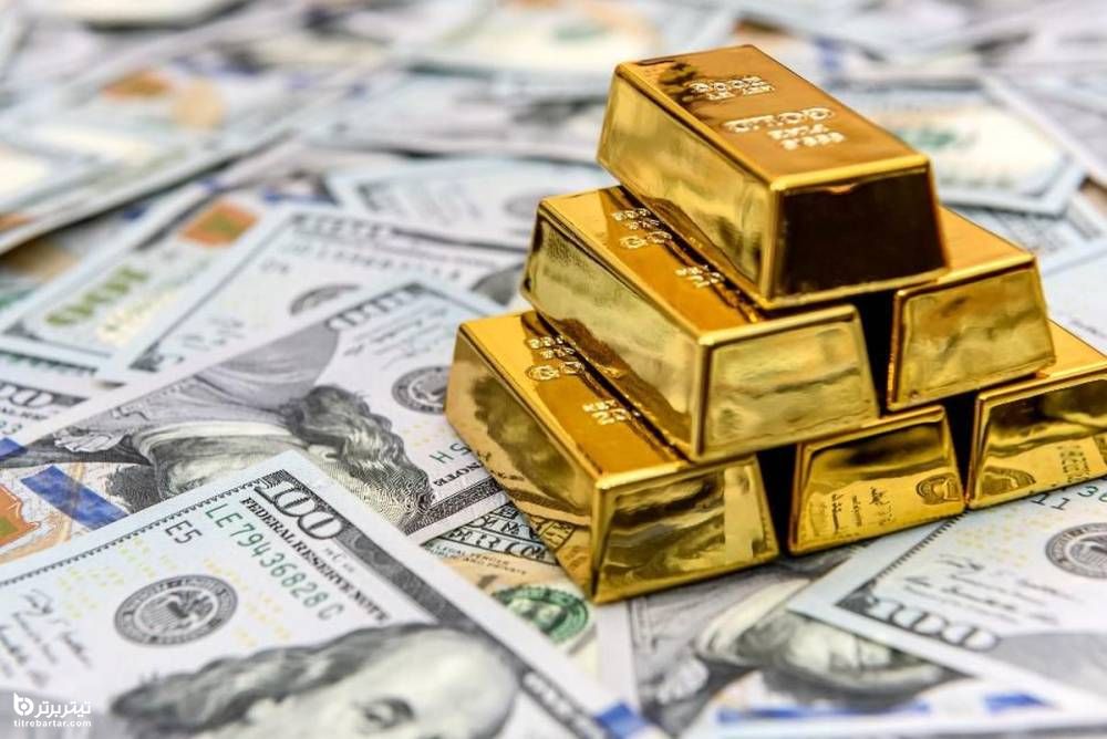 مقایسه قیمت طلا و دلار