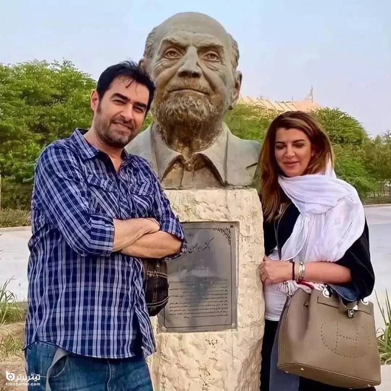 ماجرای عکس لو رفته شهاب حسینی با یک خانم!