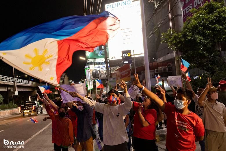 تصاویر شادی مردم پس از انتخابات ریاست‌جمهوری فیلیپین در 9 می 2022