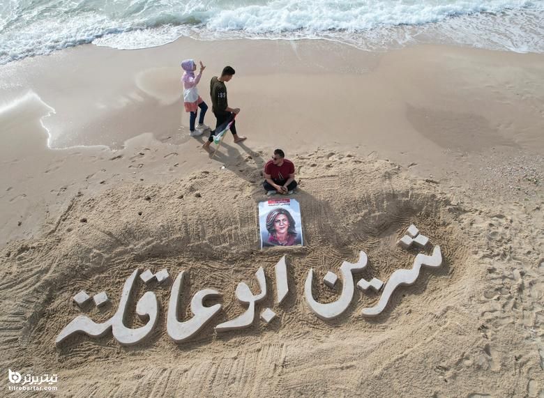 تصاویر خاکسپاری شیرین ابواکله خبرنگار الجزیره توسط اسرائیل
