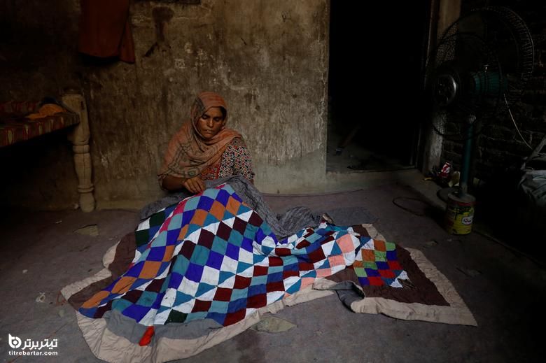 تصاویری از زنان باردار پاکستانی در گرمای تابستان 