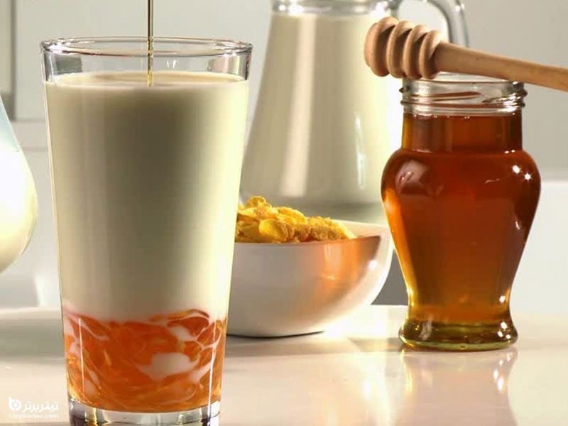 نوشیدنی مقوی شیر عسل