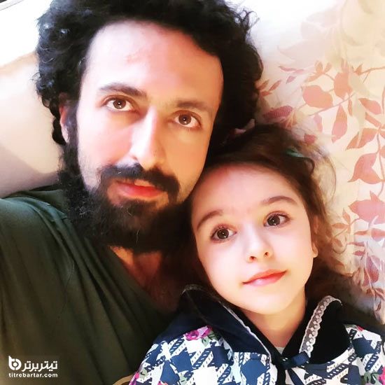 حسام محمودی و دخترش هانا