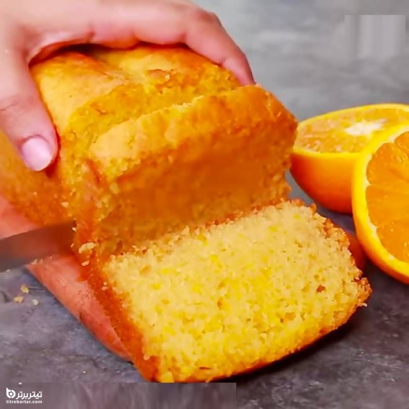 مراحل طرز تهیه کیک پرتقالی بدون تخم مرغ