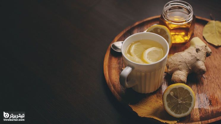 طرز تهیه‌ چای زنجبیل همراه با زردچوبه