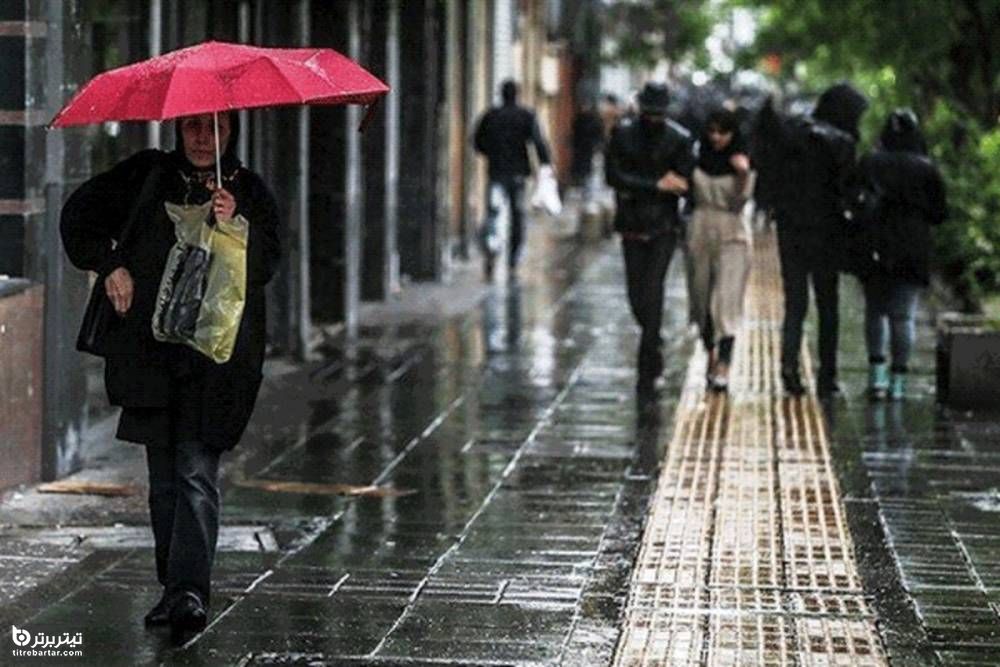 کدام شهرهای اصفهان بارندگی است؟