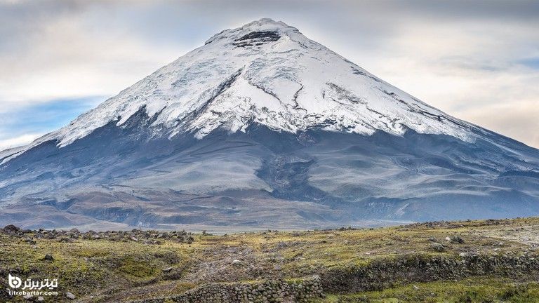 آتشفشان اوخوس دل سالادو(Ojos del Salado)، مرز بین شیلی و آرژانتین