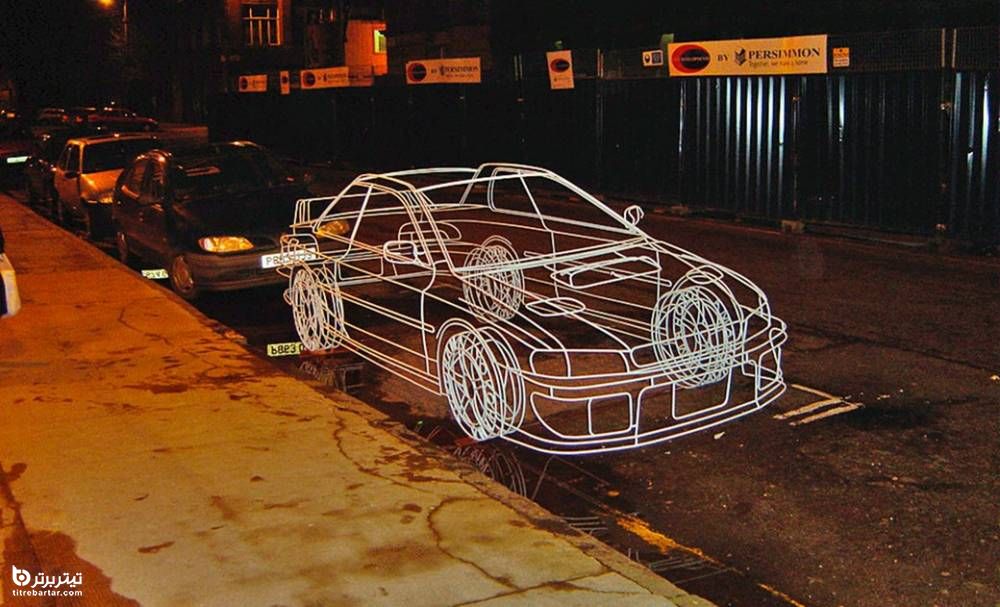 خلق آثار هنری با لاشه خودرو