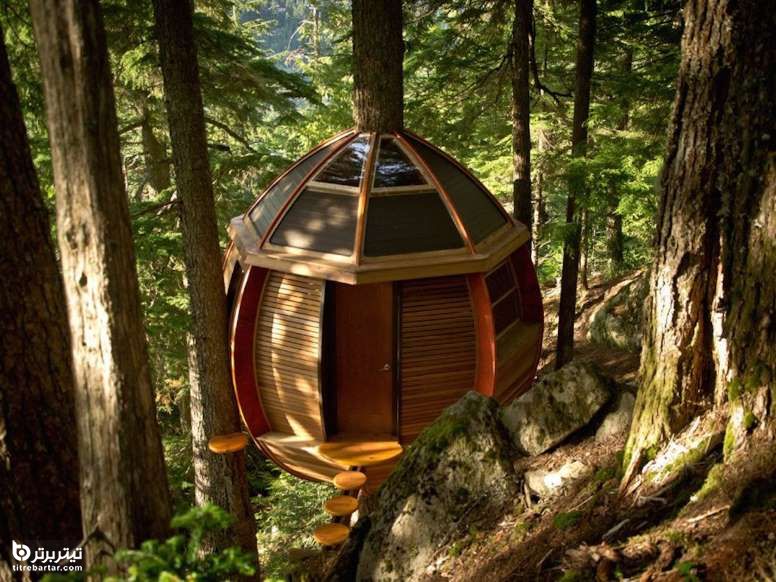 خانه جنگلی در ویستلر ، کانادا 