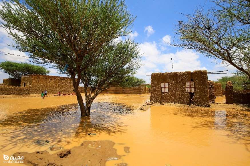 جاری شدن سیل در سودان