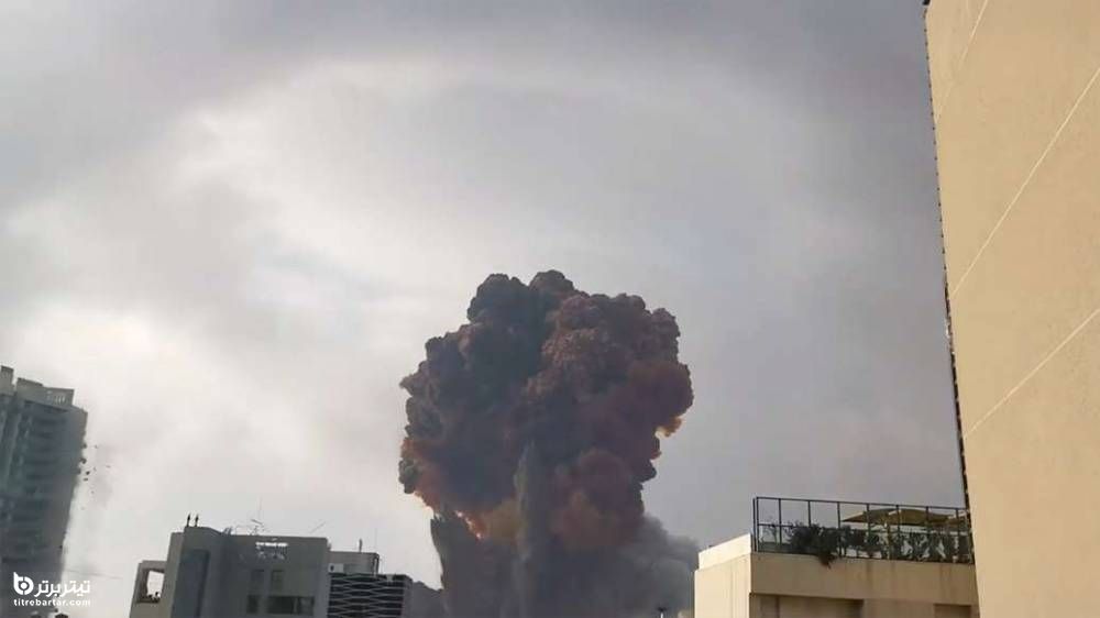 تصاویر انفجار بندر بیروت