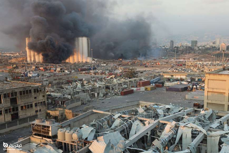 تصاویر انفجار بندر بیروت
