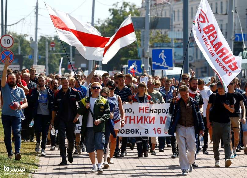  تظاهرات برای اعتراض به نتایج انتخابات ریاست جمهوری، بلاروس 