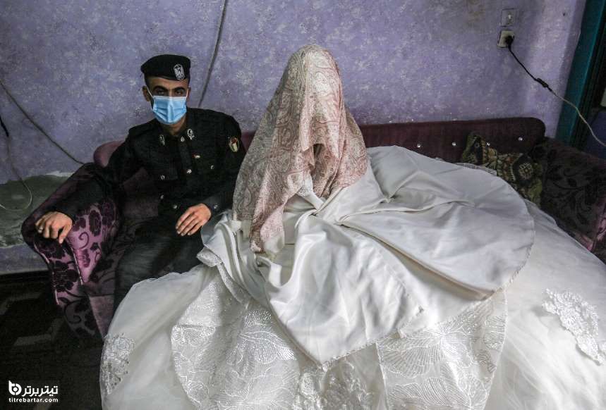 مراسم عروسی در جنوب نوار غزه