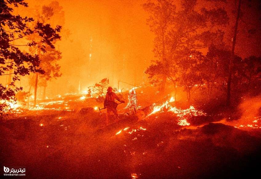  آتش سوزی در جنگل های کالیفرنیا