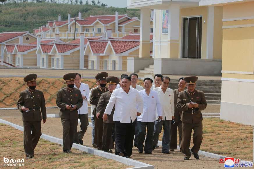 رهبر کره شمالی ، کیم جونگ اون در دیدار از استان هوانگهه شمالی
