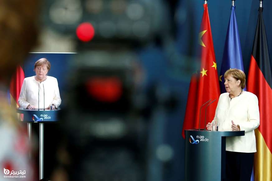 آنگلا مرکل ، صدراعظم آلمان ، پس از جلسه مجازی با شی جین پینگ ، رئیس جمهور چین