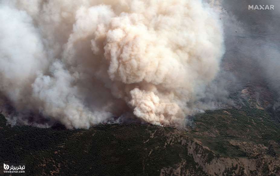  آتش سوزی در غرب چیکو ، کالیفرنیا