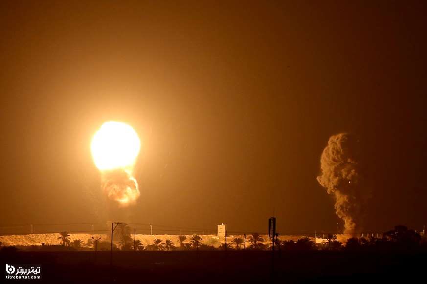 حمله هوایی اسرائیل به نوار جنوبی غزه