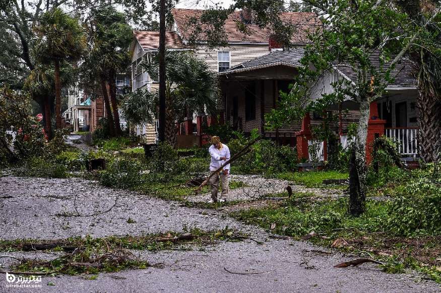 ویرانی ها پس از توفان سالی در فلوریدا