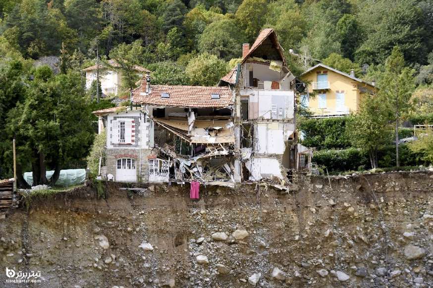 خسارات سیل عظیم سه روز پیش در فرانسه