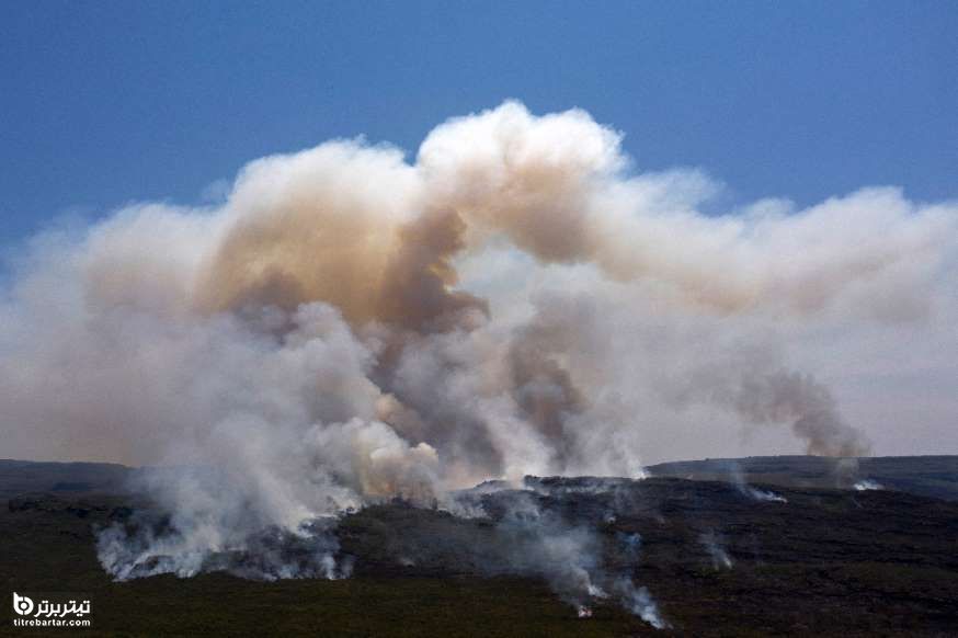 آتش سوزی در ایالت باهیا، برزیل