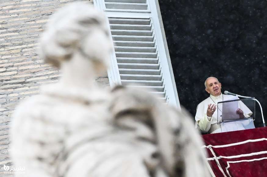 سخنرانی پاپ فرانسیس از پنجره کاخ رسولان 