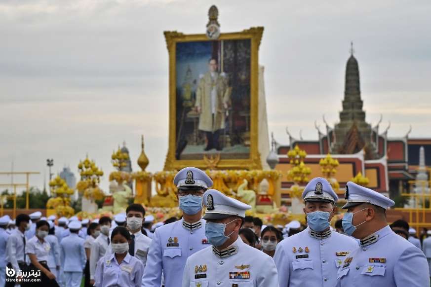  مراسم بزرگداشت چهارمین سالگرد مرگ پادشاه تایلند