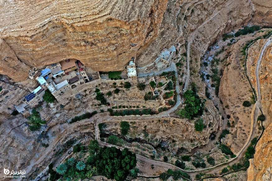 تصویر هوایی از شهر اَریحا واقع در کرانهٔ باختری رود اردن