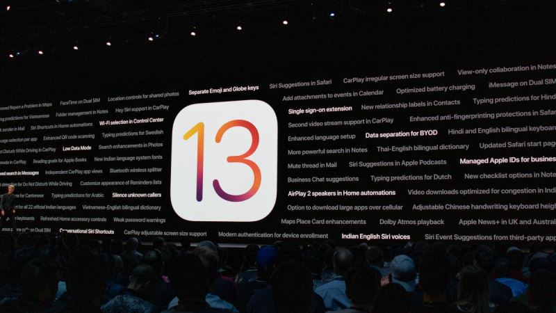 IOS-13 با ویژگی هایی جدید از نوع اپل
