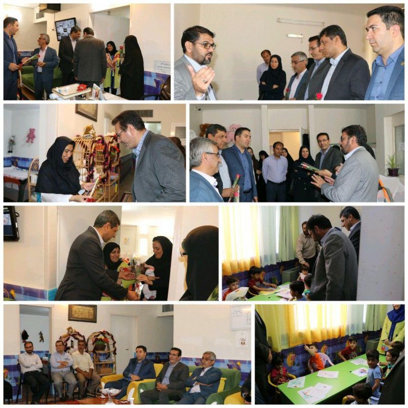 بازدید جمعی از مدیران مخابرات منطقه اصفهان از مرکز شیرخوارگاه نرجس