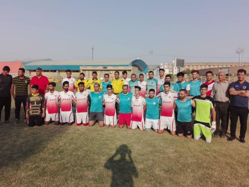 دیدار نمادین تیم رسانه ورزش خوزستان با قرمزپوشان اهواز