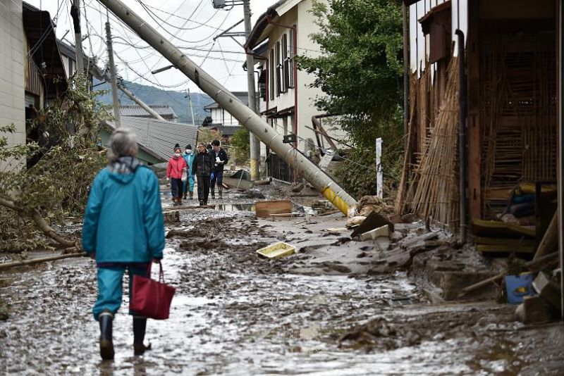 66 ژاپنی بر اثر طوفان هاگی‌بیس کشته شدند