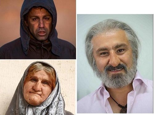 گریم‌های عجیب از بازیگران ایران