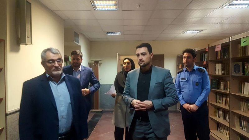 بازدید منصور وحیدی عضو شورای شهر کرج از فرهنگسرای شهید آوینی