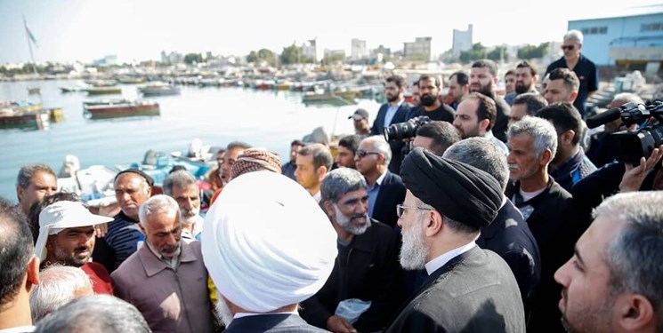 رئیسی با صیادان و ملوانان بوشهری دیدار کرد